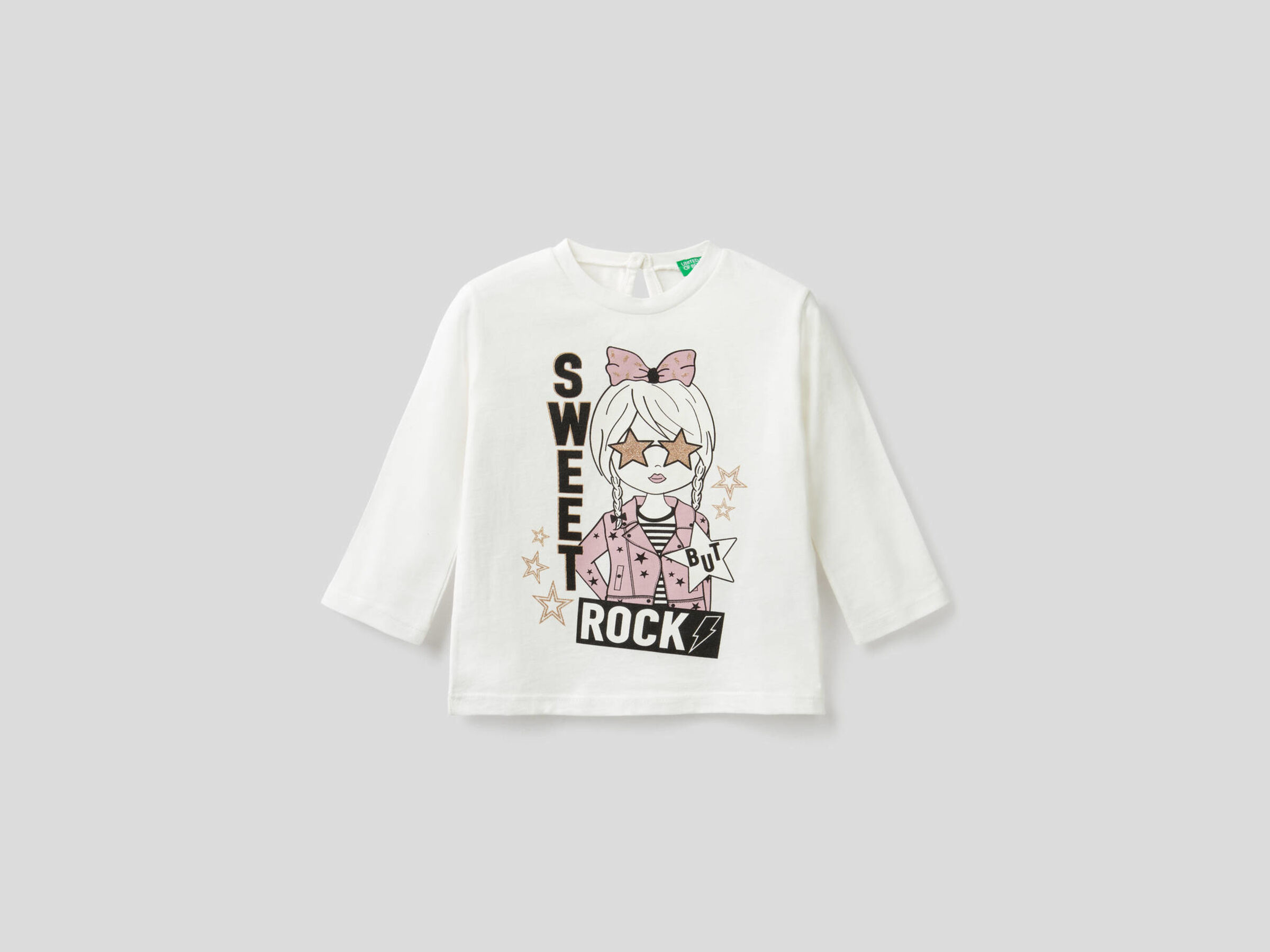 T-Shirt aus reiner Bio-Baumwolle mit langen Ärmeln image number null