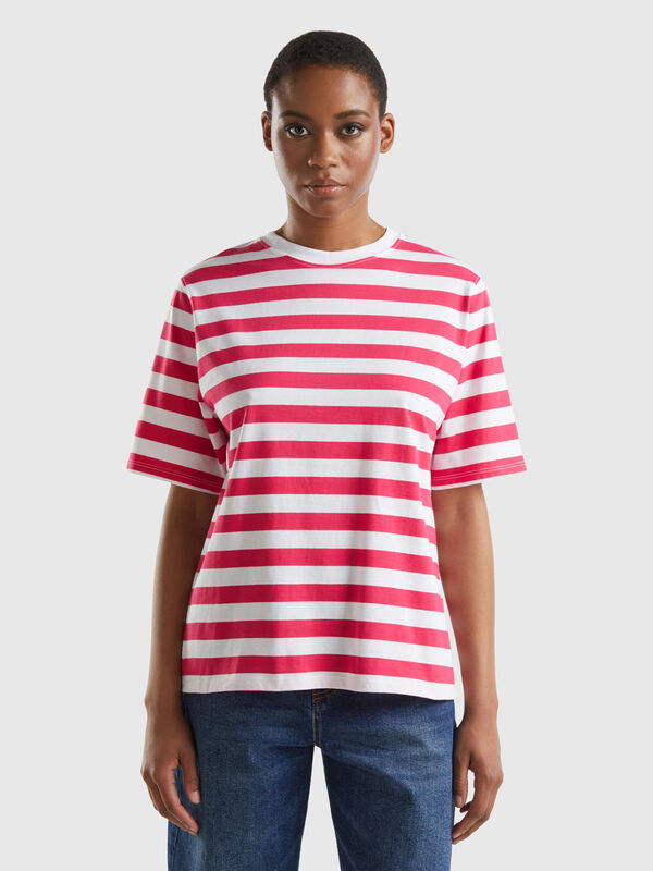 T-shirt rayé coupe confort Femme