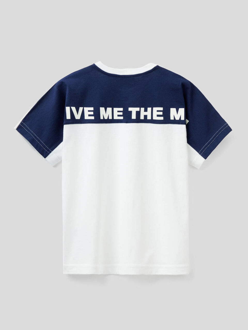 T-shirt in 100% cotone con slogan image number 2