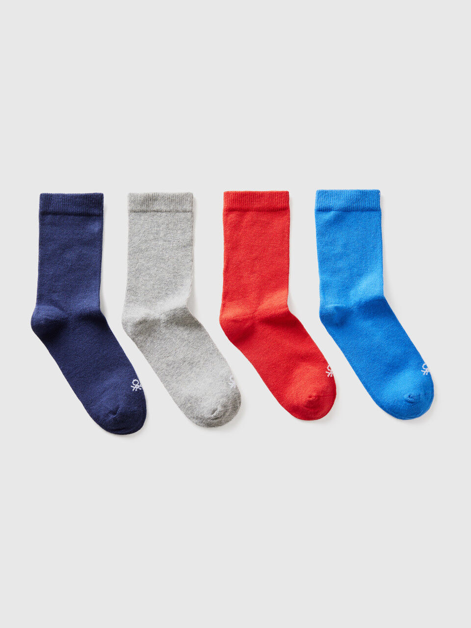Vier Paar Socken aus stretchiger Bio-Baumwolle