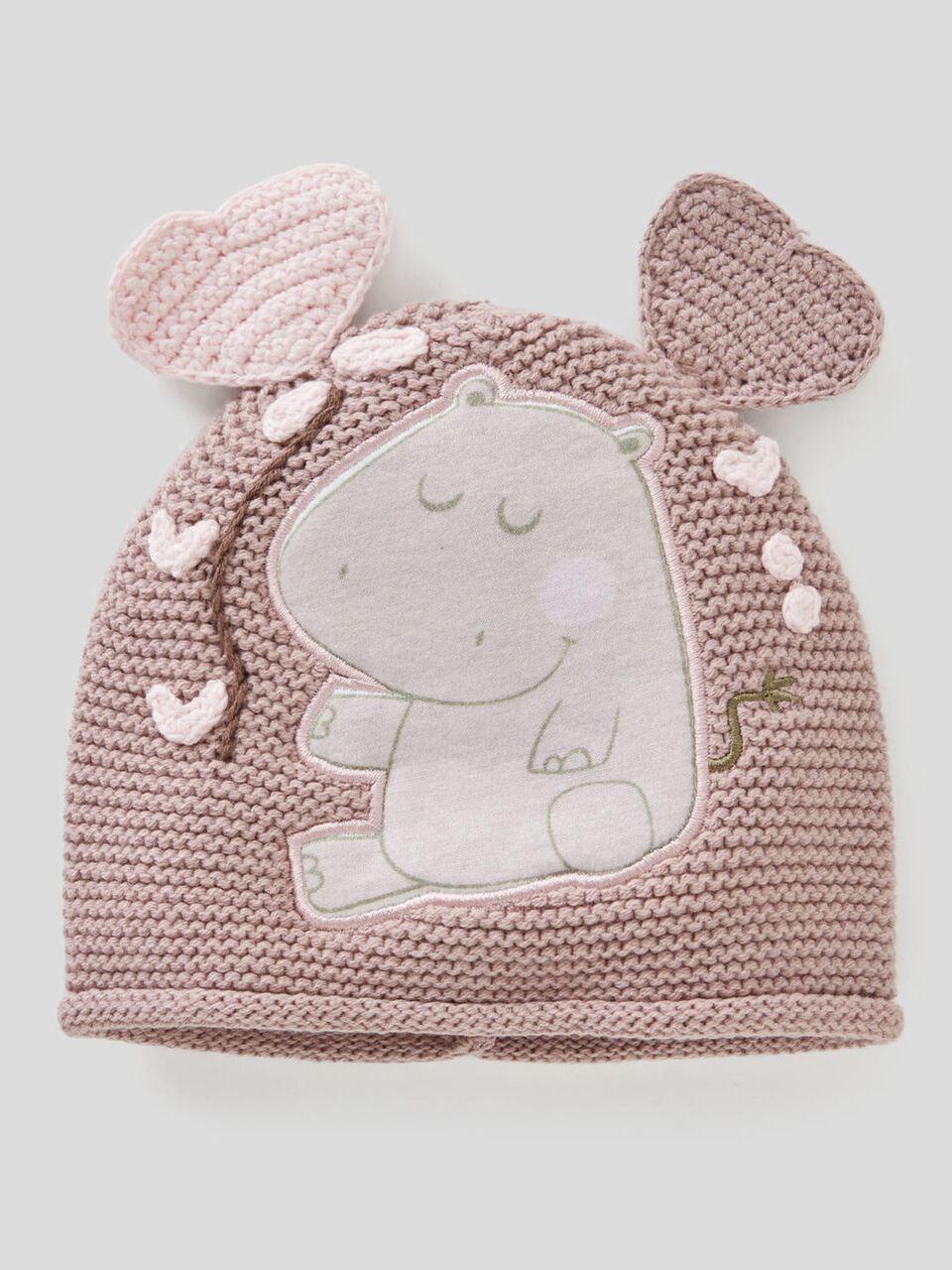 Cappellino tricot con applicazioni image number 1