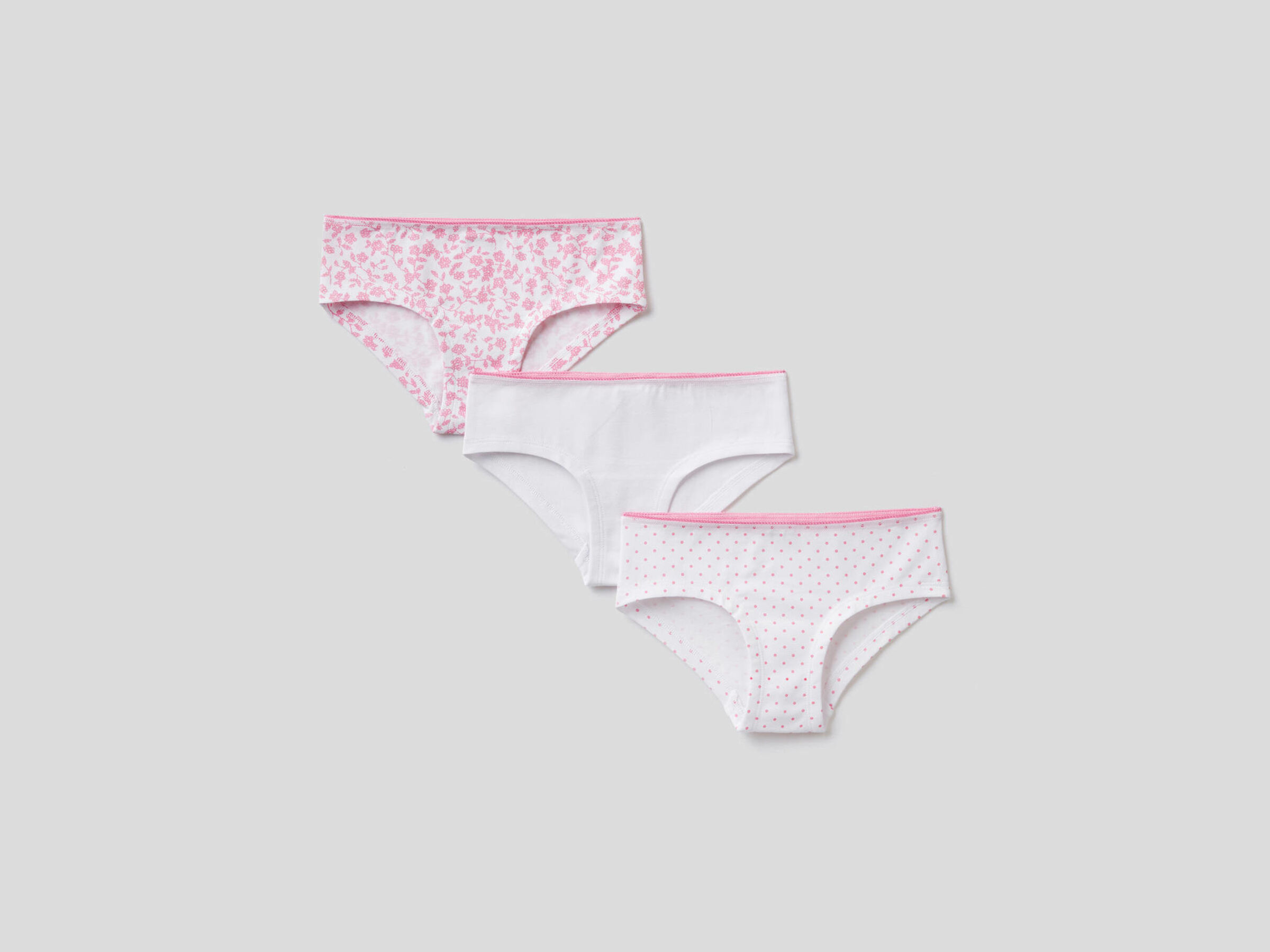 Drei Culottes aus stretchiger Baumwolle image number null