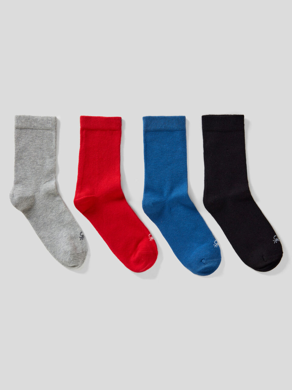 Quattro paia di calze in cotone bio stretch image number 1