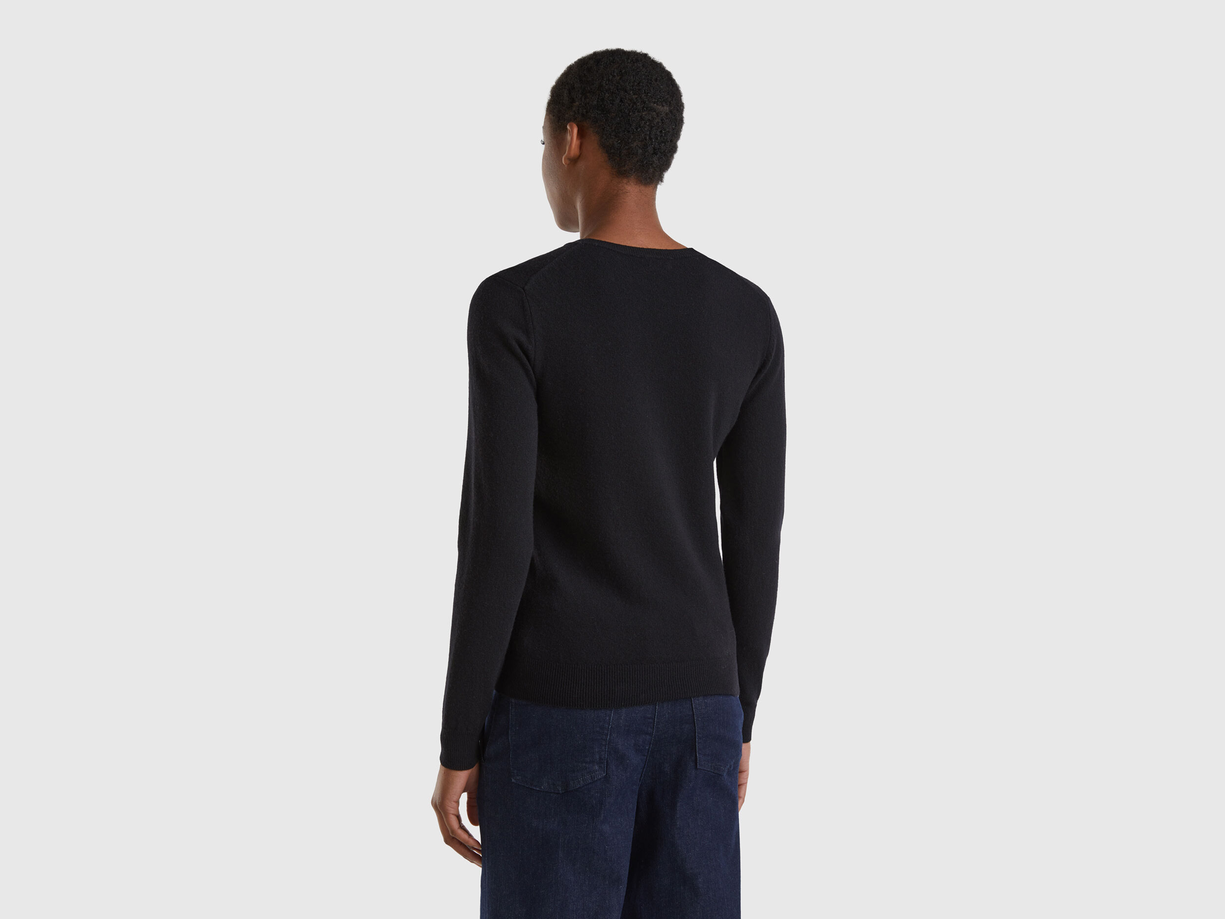 Pull laine top femme benetton