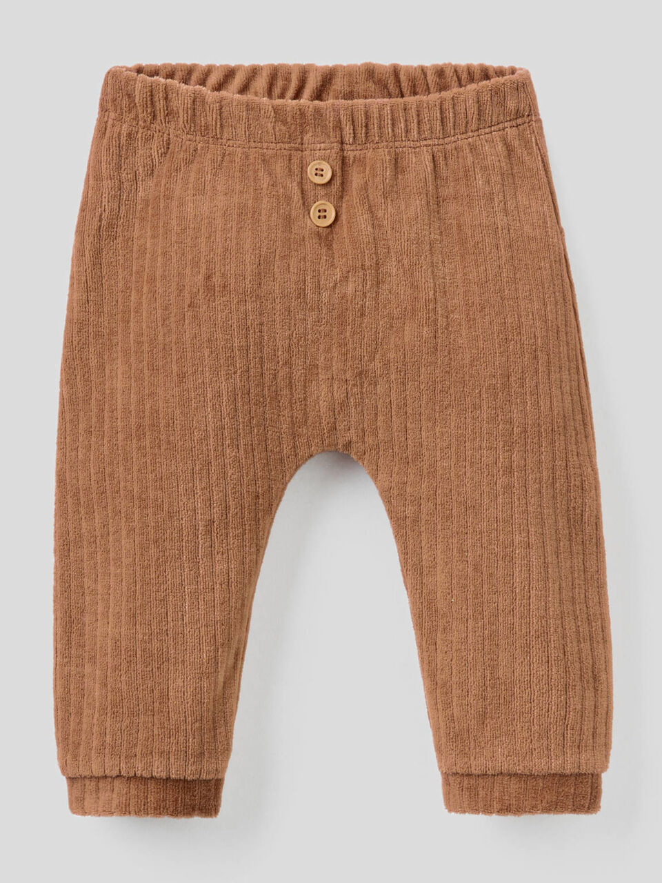 Pantalon en chenille avec petit animal image number 1