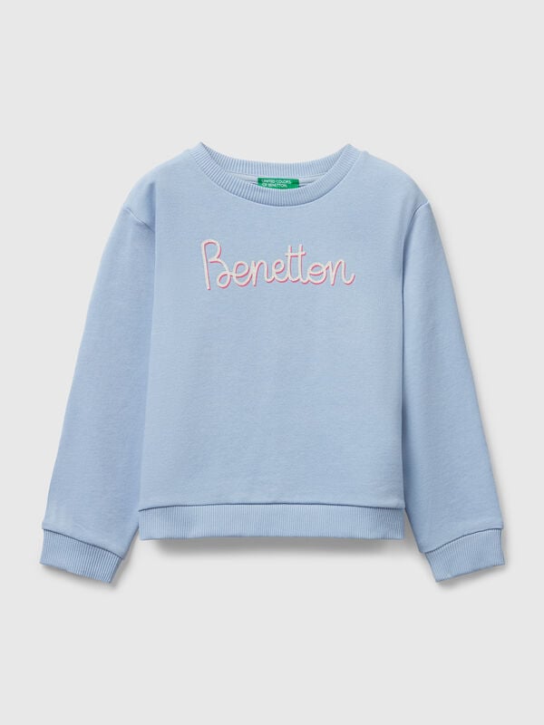 Sweatshirt mit Glitzer-Print Mädchen