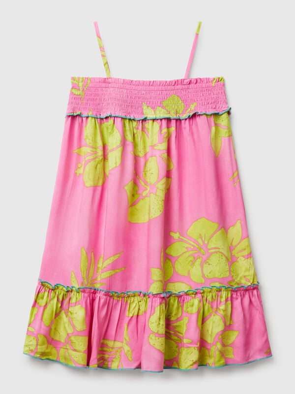 Robe fluide à imprimé fleuri Filles
