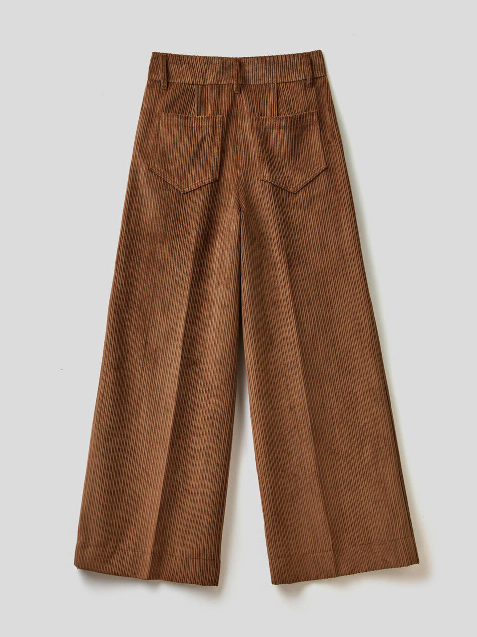 Pantalon palazzo en velours image number 2