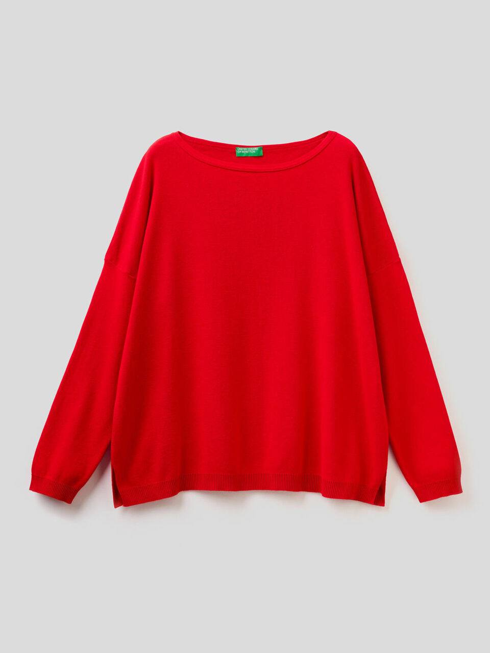 Pull en coton avec encolure ronde image number 1