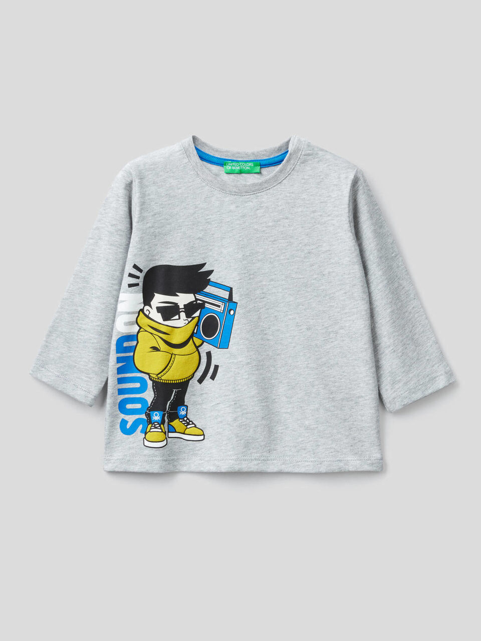 T-shirt in cotone bio con stampa image number 1