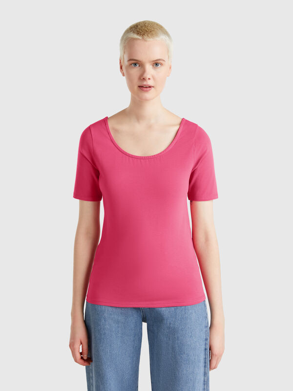 T-shirt slim fit reversibile Donna