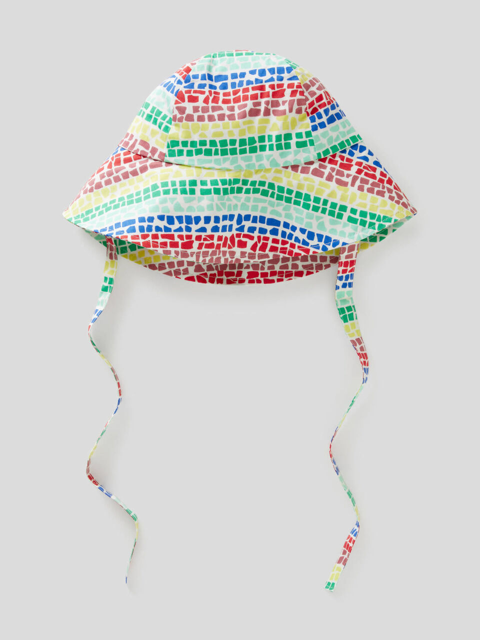 Patterned hat in cotton image number 1