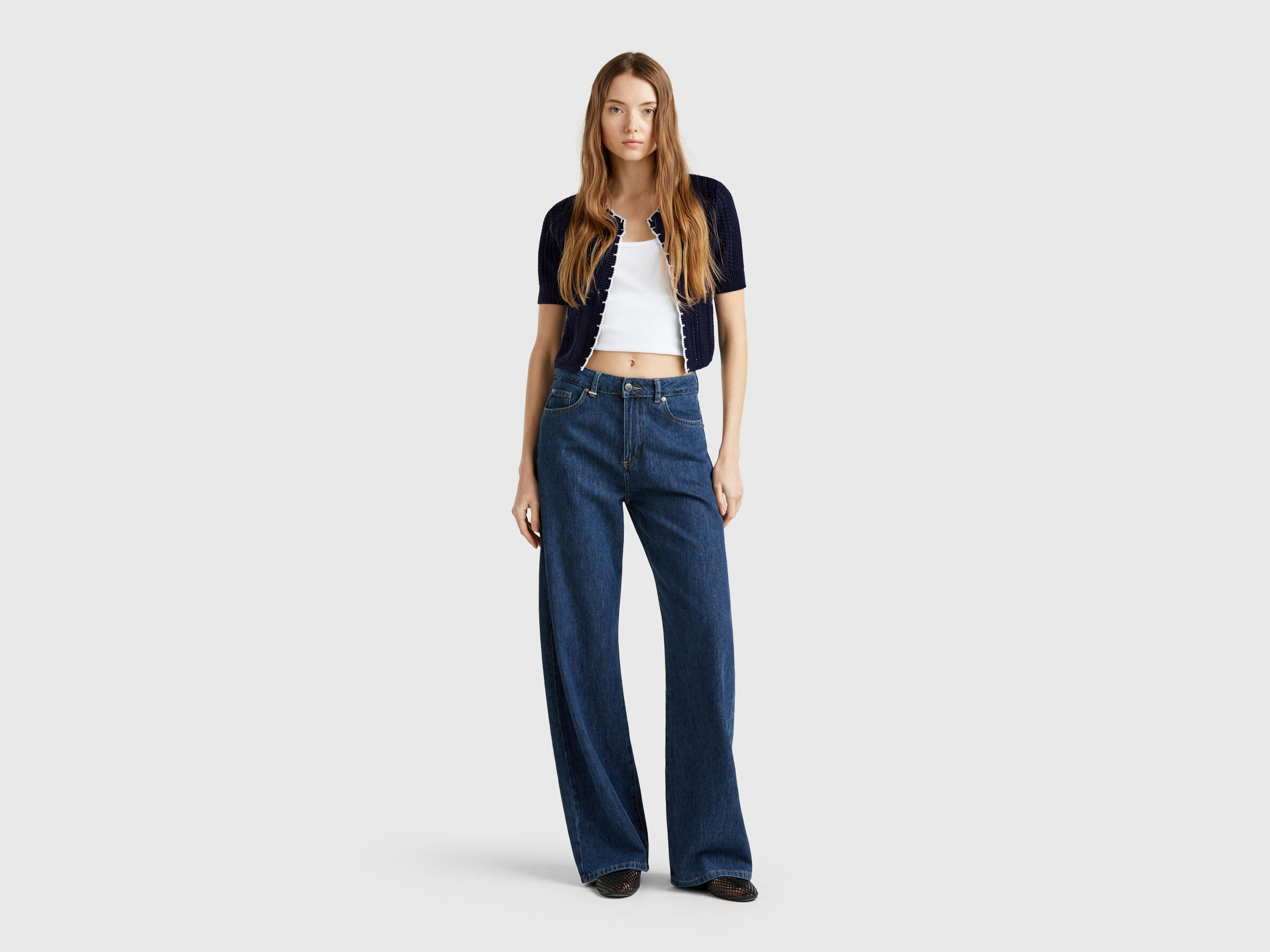 BUTTONED SWEATER H/S Women image number 2