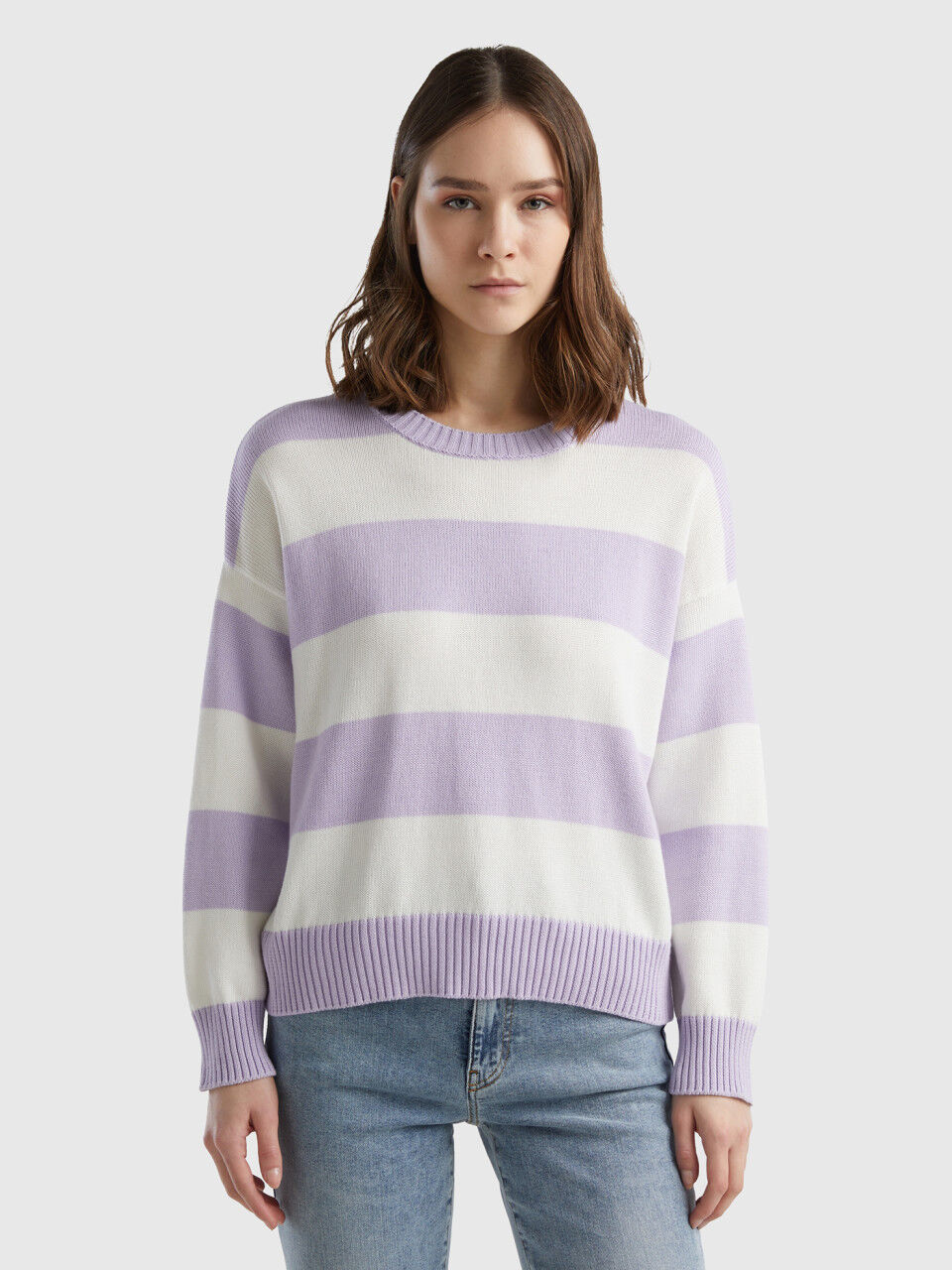 Benetton maglie clearance cotone manica lunga