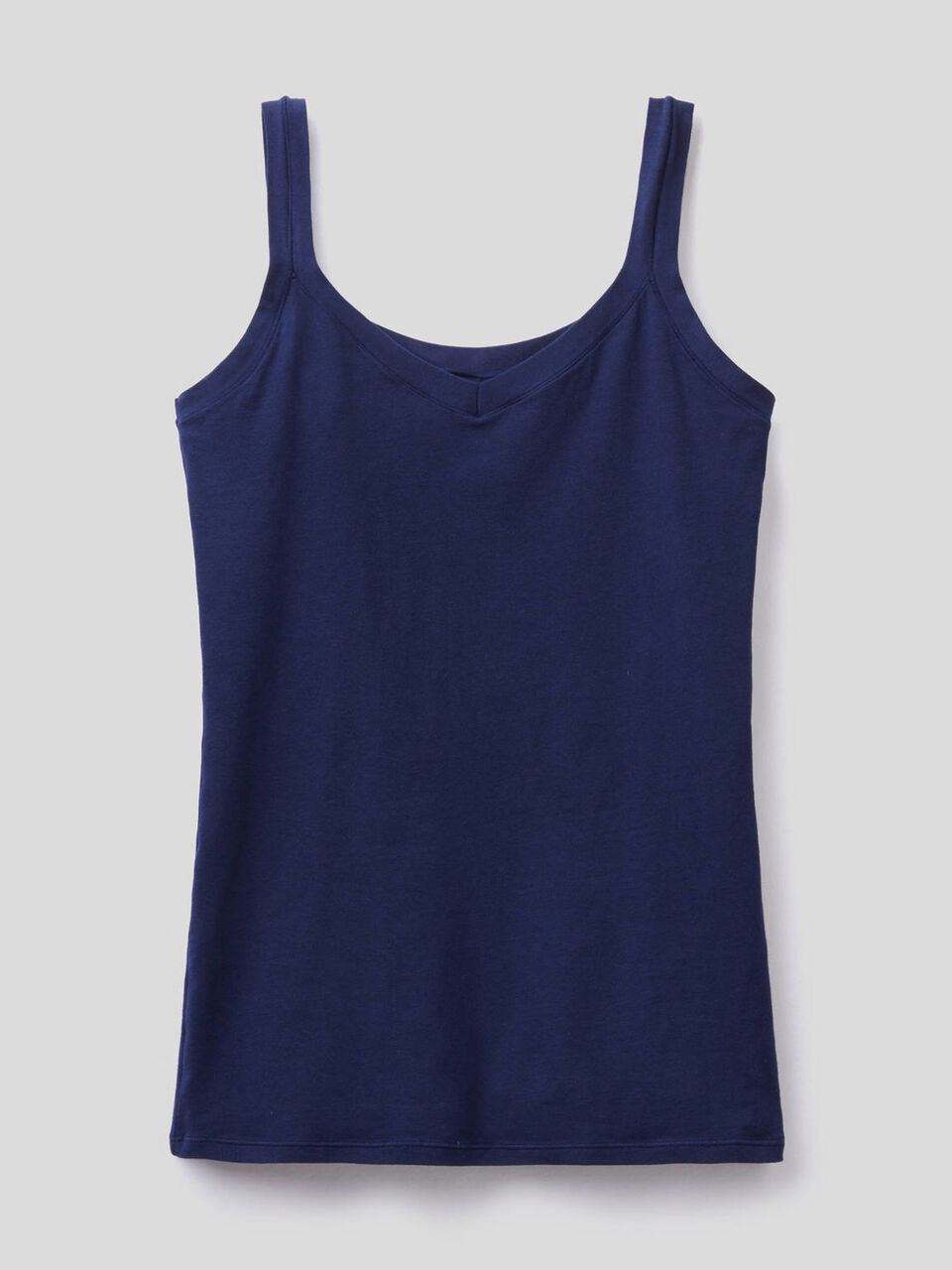 Tank top in long fiber stretch cotton image number 1