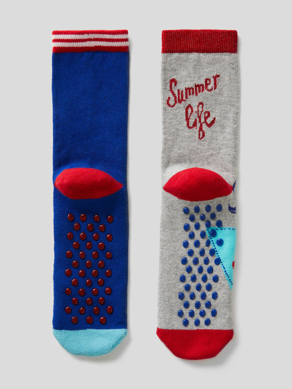Set of two pairs of non-slip socks image number 2