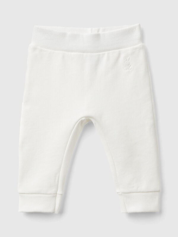 Pantaloni in felpa di cotone biologico Baby
