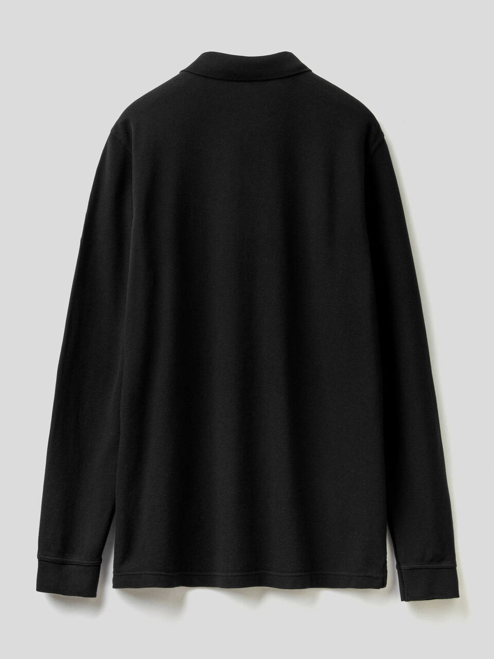 Polo a manica lunga 100% cotone image number 2
