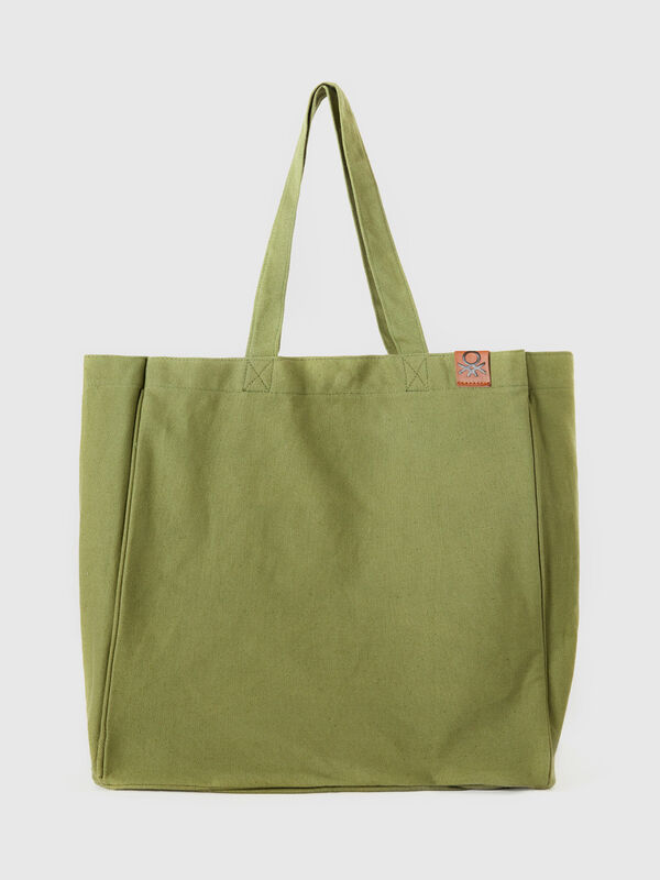 Shopping bag in canvas Donna