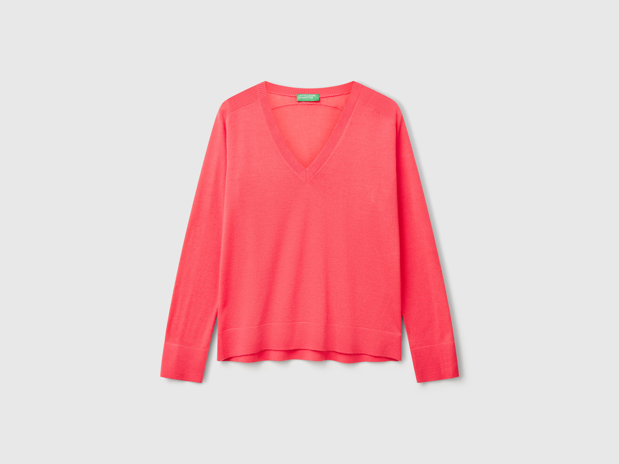V NECK SWEATER L/S Damen image number 3