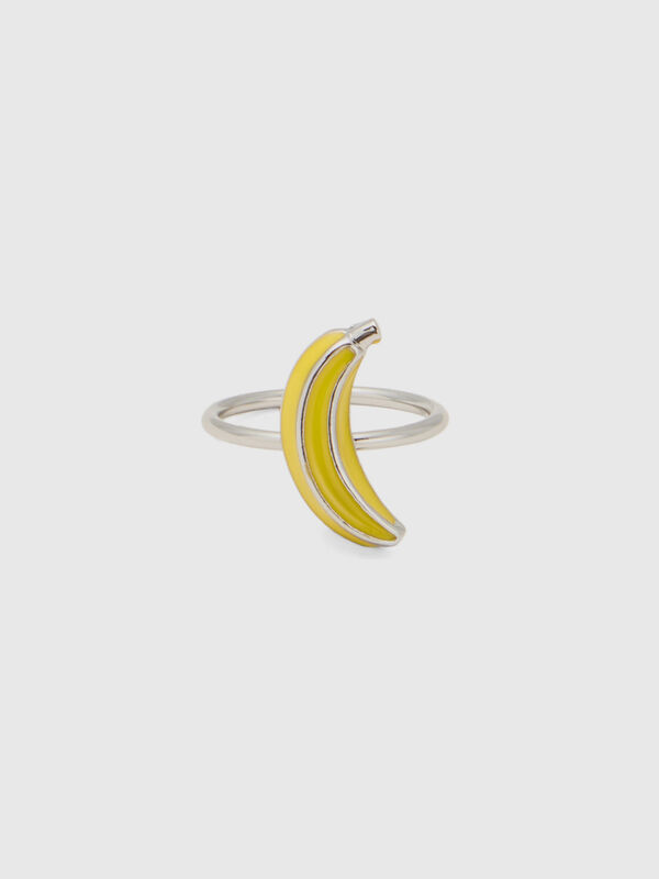 Ring mit Banane in Gelb Damen