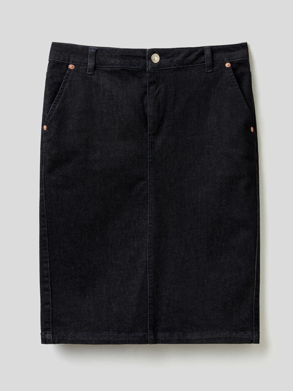 Tubino in jeans elasticizzato image number 1