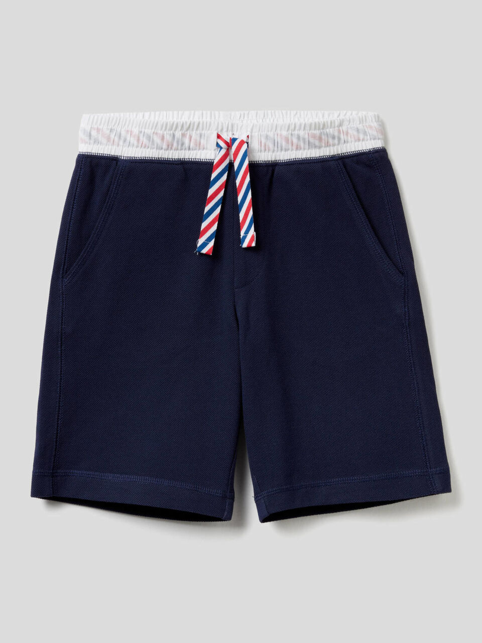 Bermuda en coton avec cordon de serrage image number 1