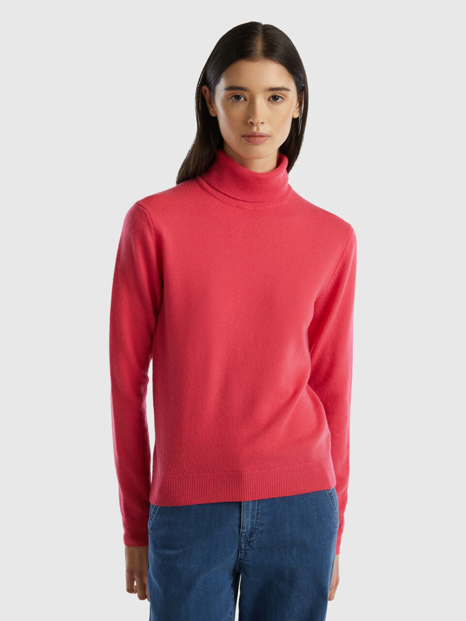 Pulls Col Montant Laine M rinos Femme 2024 Benetton