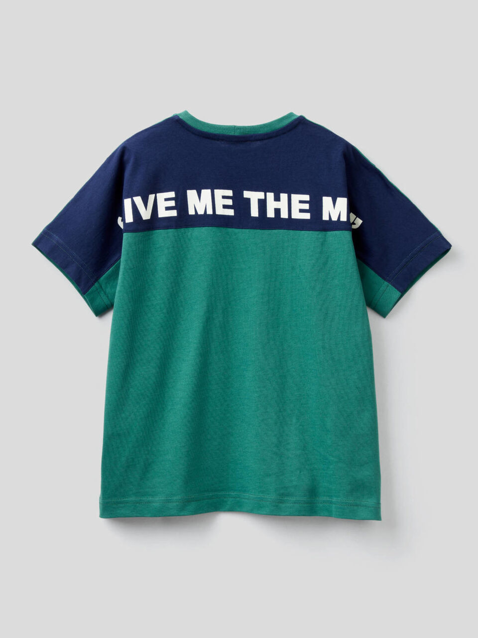 T-shirt en 100% coton avec message image number 2