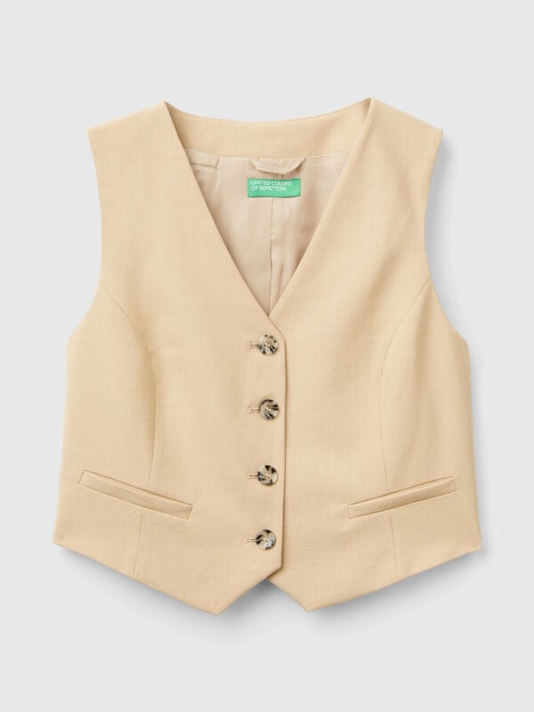 Gilet in misto viscosa Donna