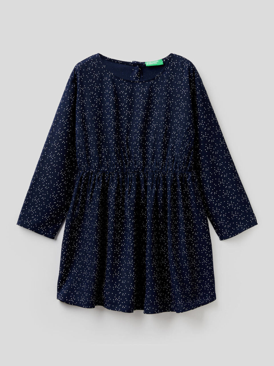 Patterned dress in sustainable viscose image number 1