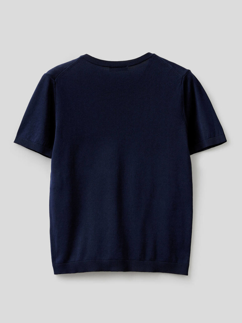 Pullover aus einer Baumwollmischung mit kurzen Ärmeln image number 2
