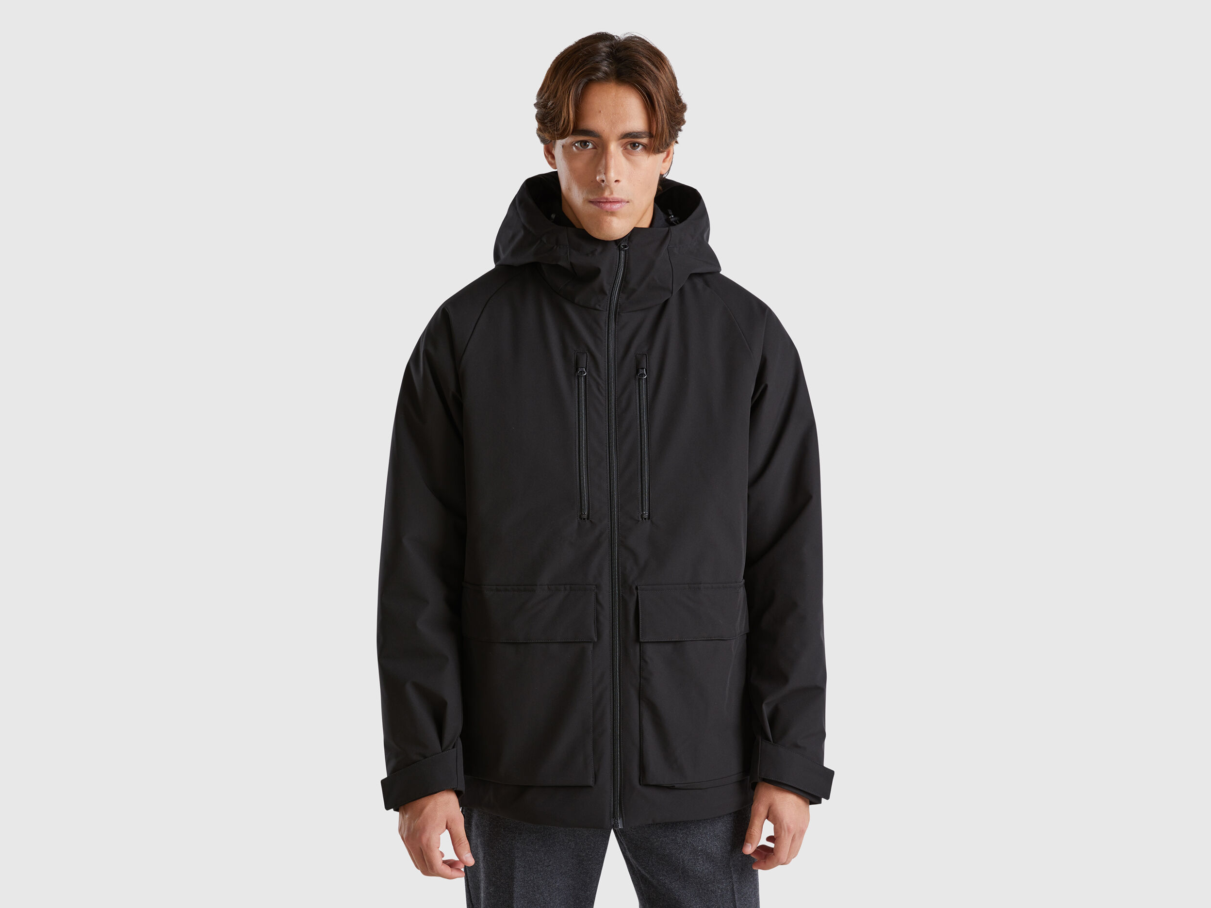 Parka corto benetton hot sale