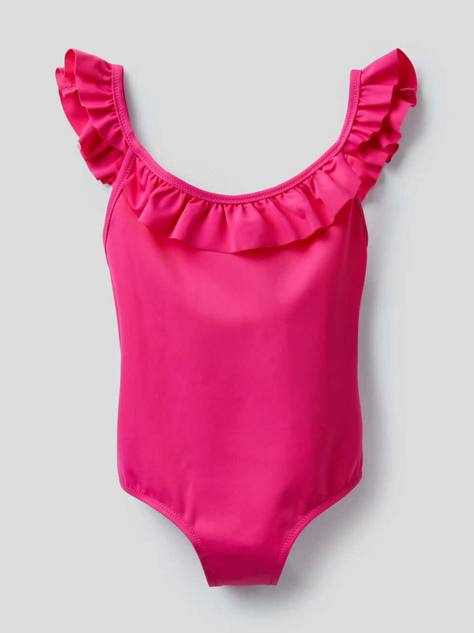 Costume intero in ECONYL® con balze image number 1