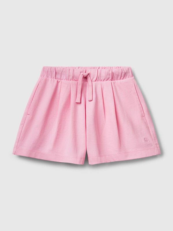 Shorts in puro cotone Bambina