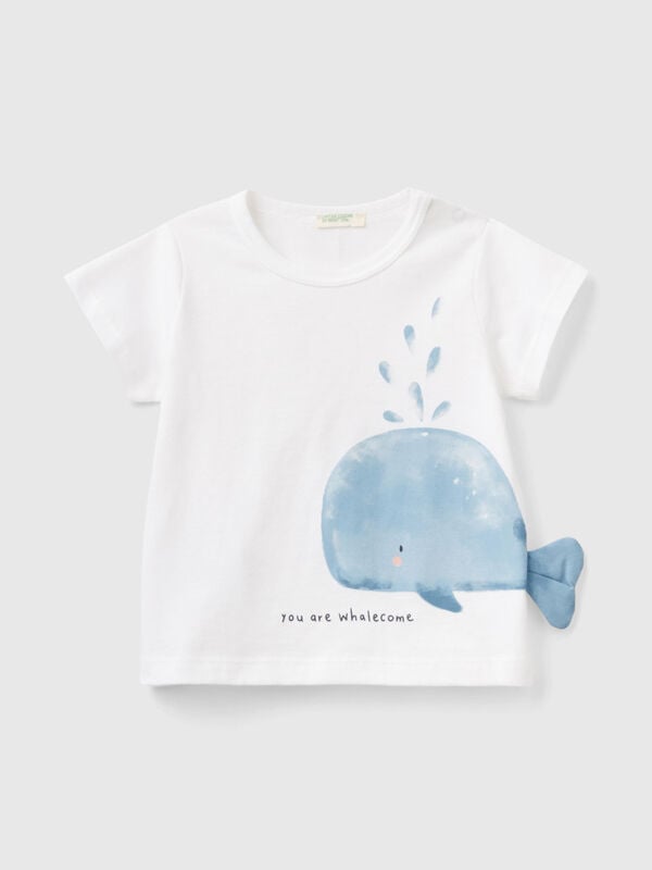 T-shirt with print and patches New Born (0-18 months)