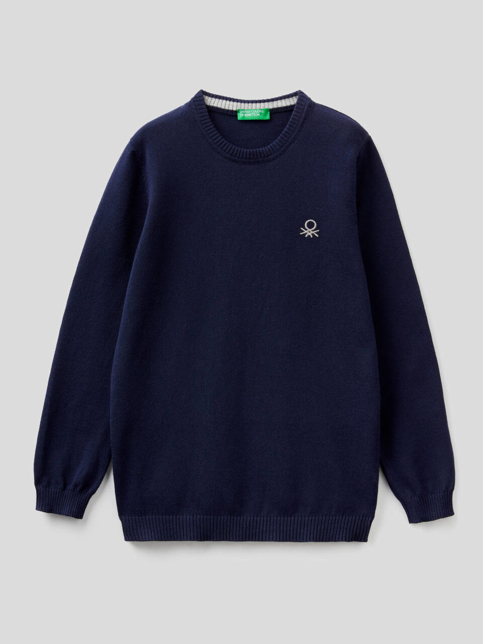 Maglia in puro cotone con logo image number 1