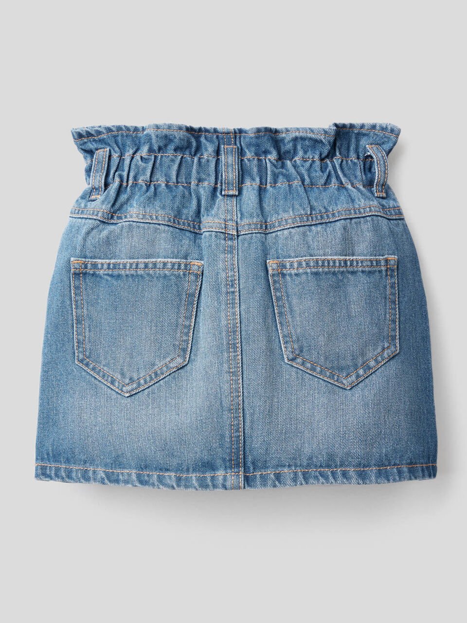 Jeansrock mit gerafftem Bund image number 2