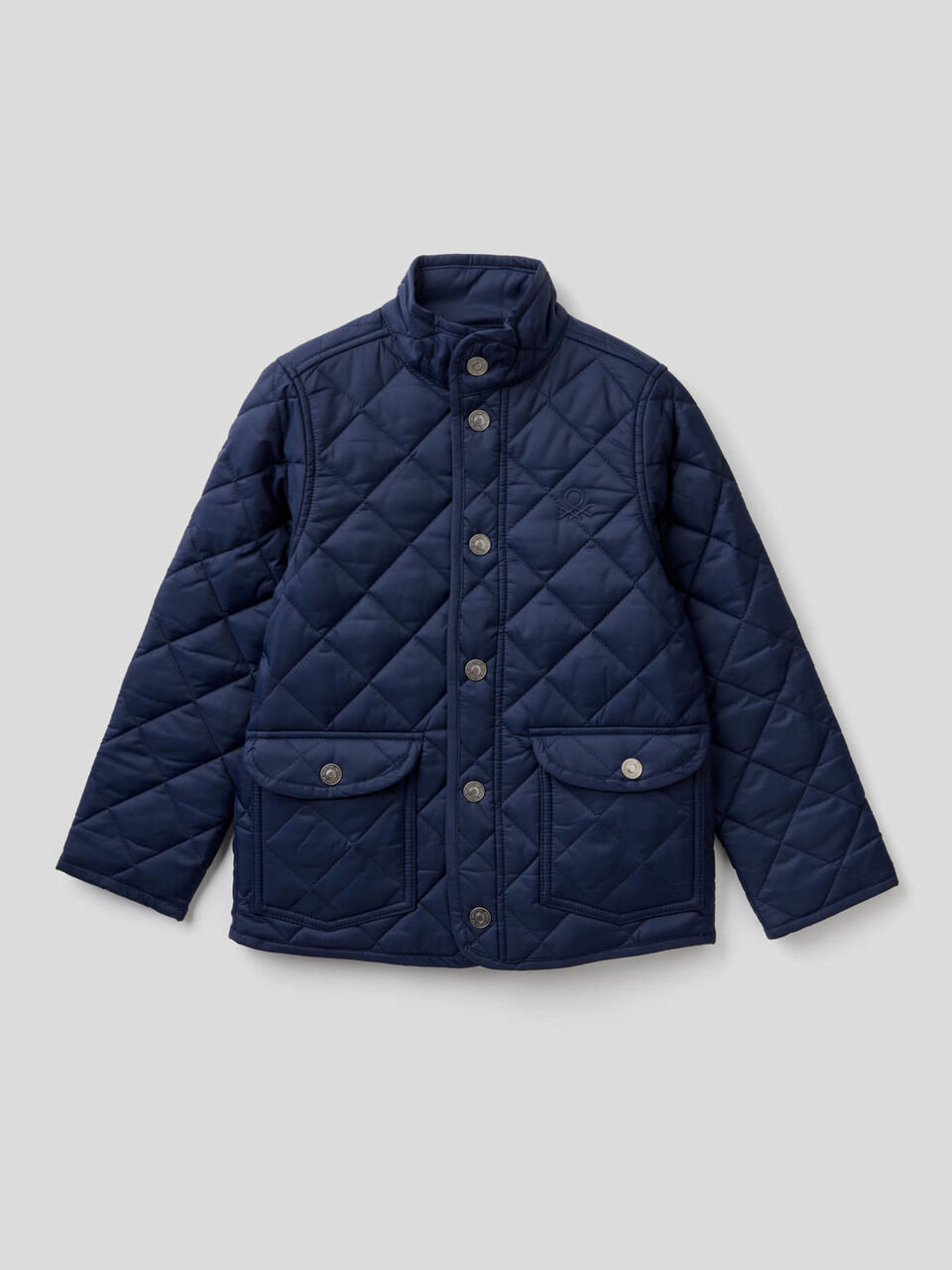 Wattierte Jacke mit Steppnähten image number 1