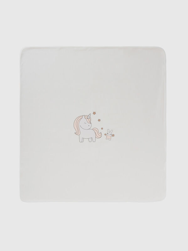 Coperta con stampa unicorno Baby