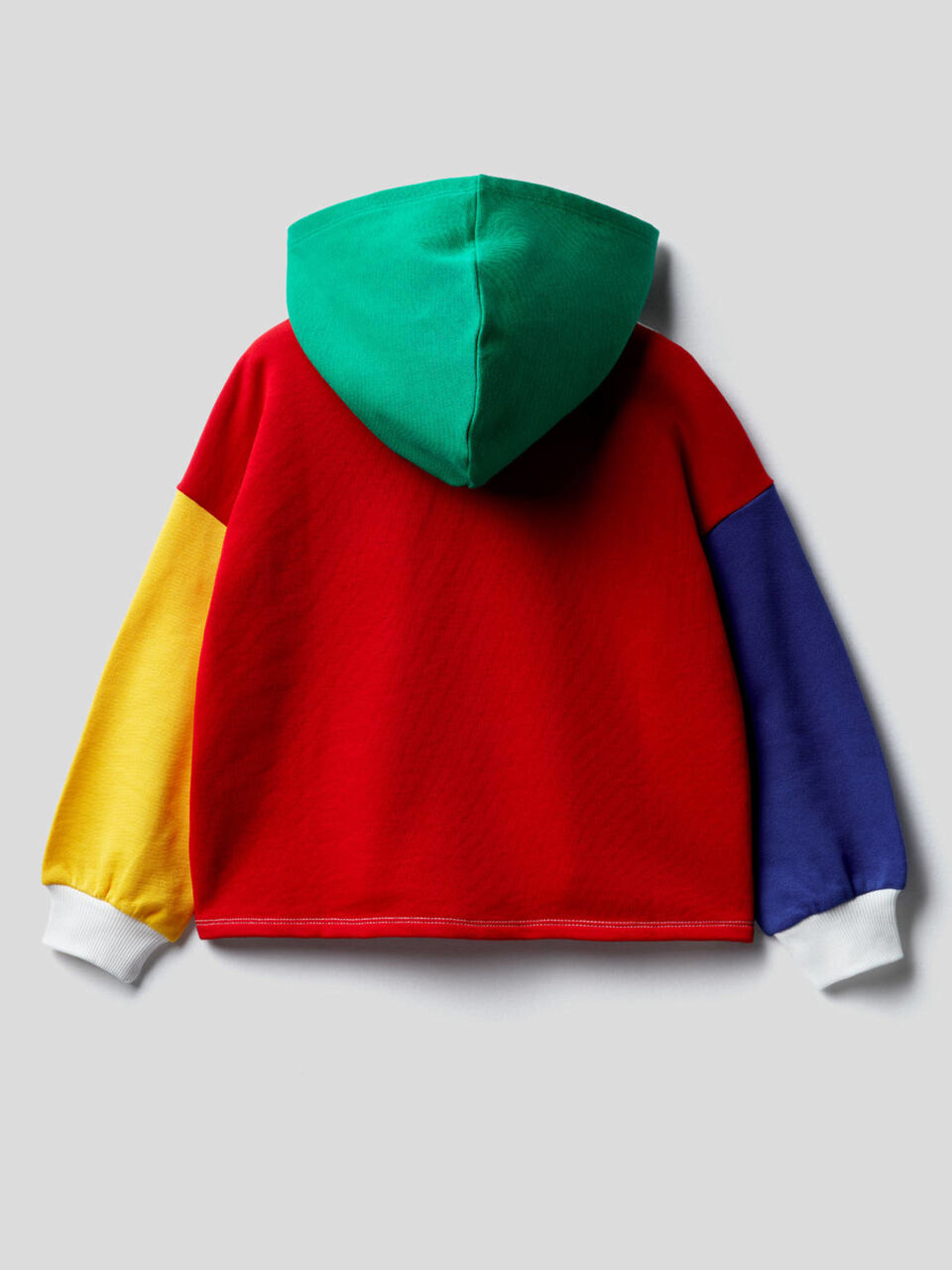 Felpa boxy in 100% cotone image number 2