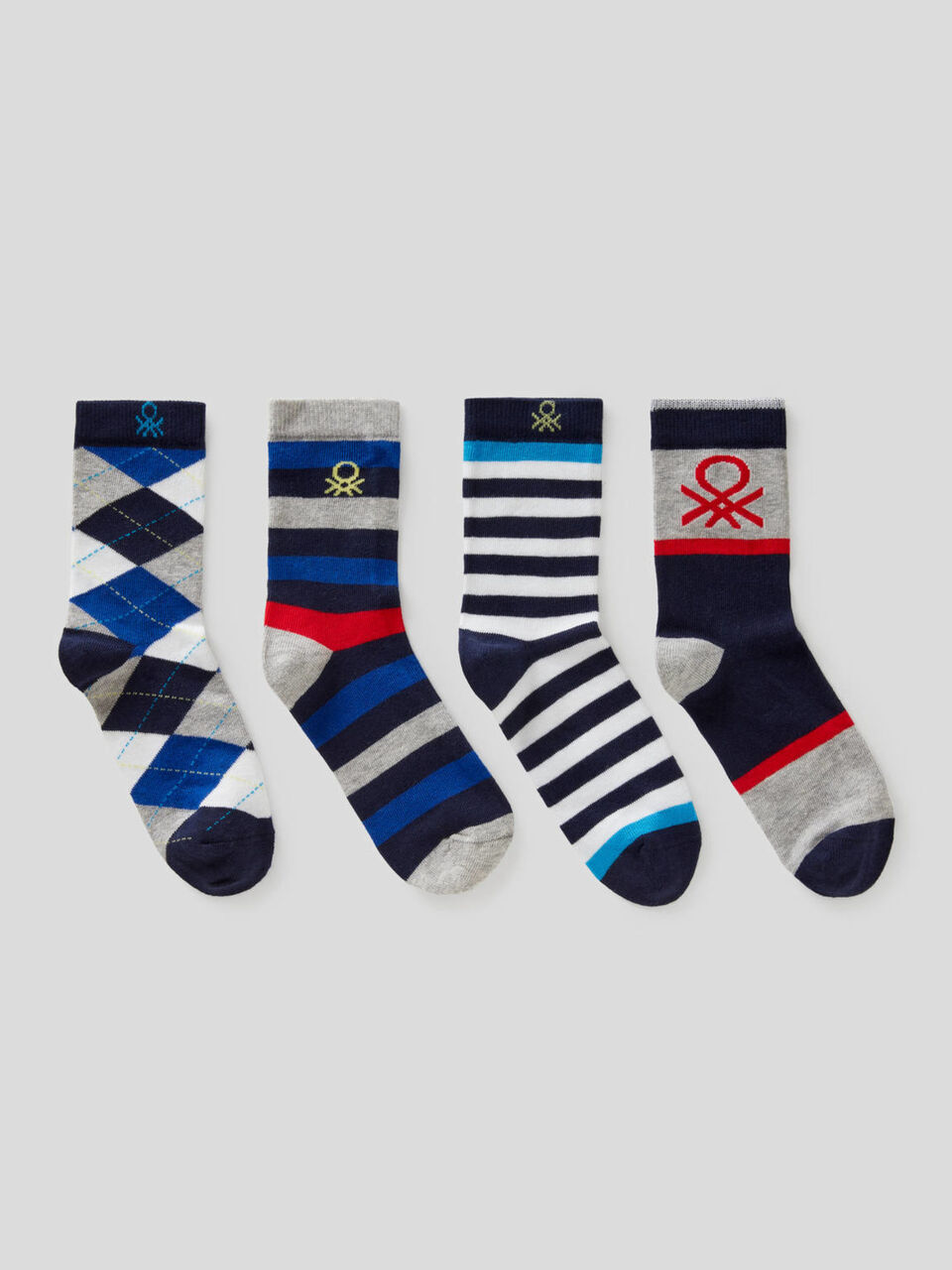 Quatre paires de chaussettes fantaisie image number 1