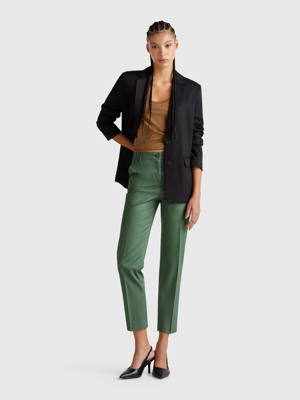 Chinos aus Stretch-Baumwolle Damen