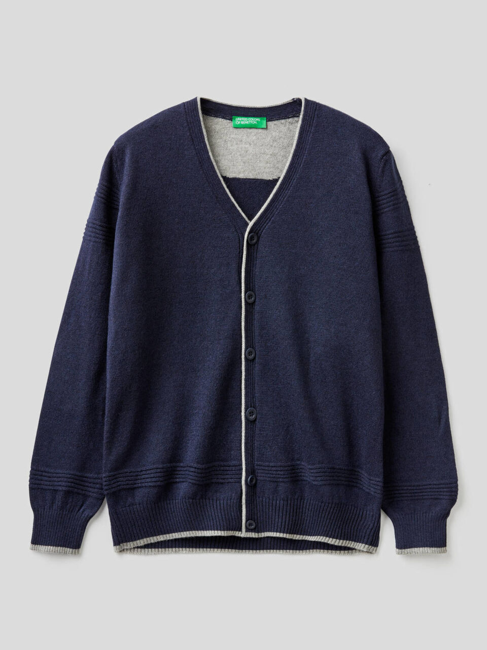 Strickjacke mit besonderer Verarbeitung und Ellenbogenpatches image number 1