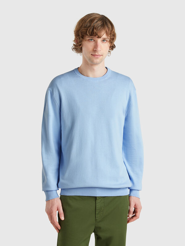 Pullover aus 100% Baumwolle mit Rundhalsausschnitt  Herren