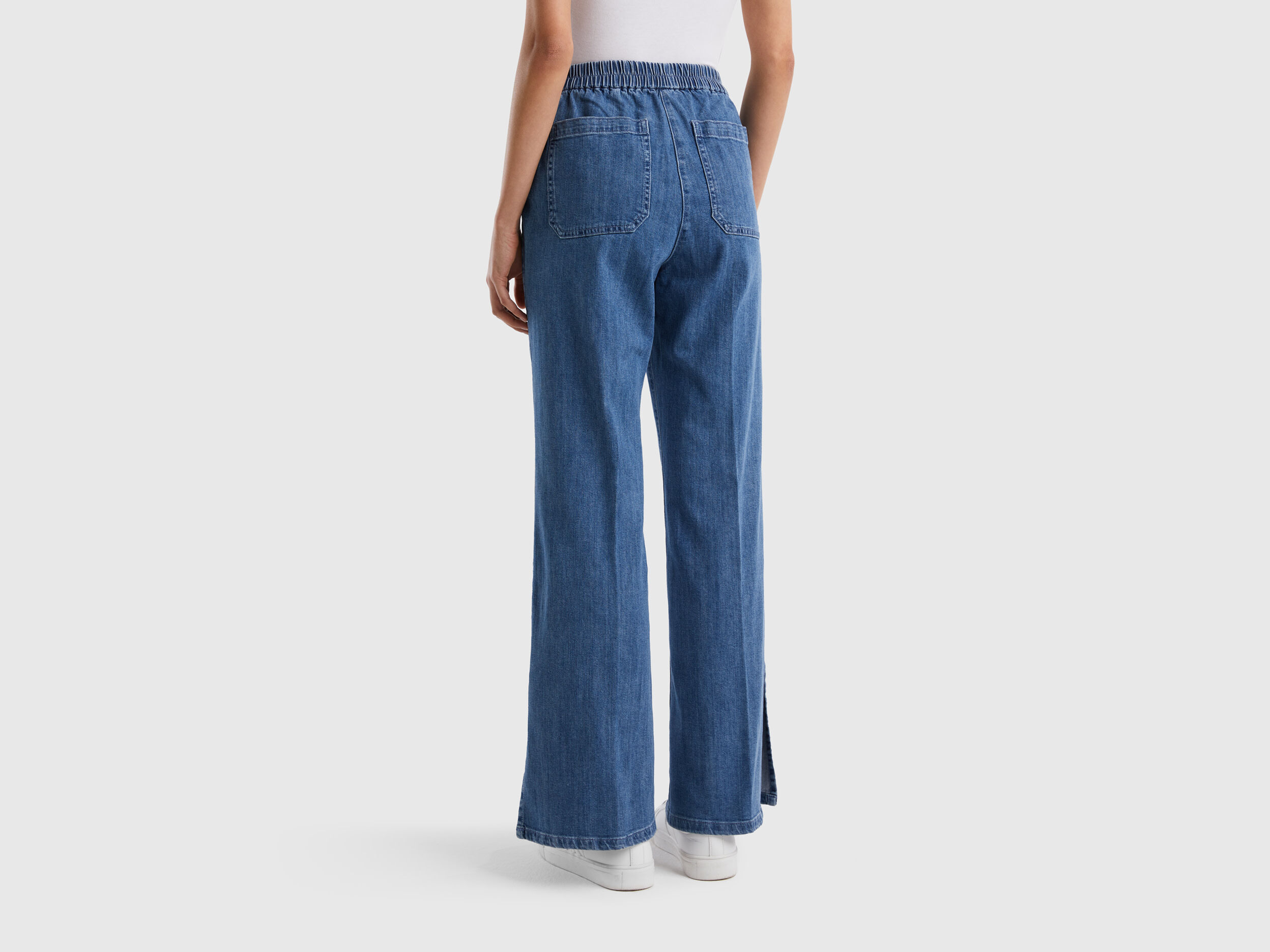 Jeans palazzo benetton hot sale