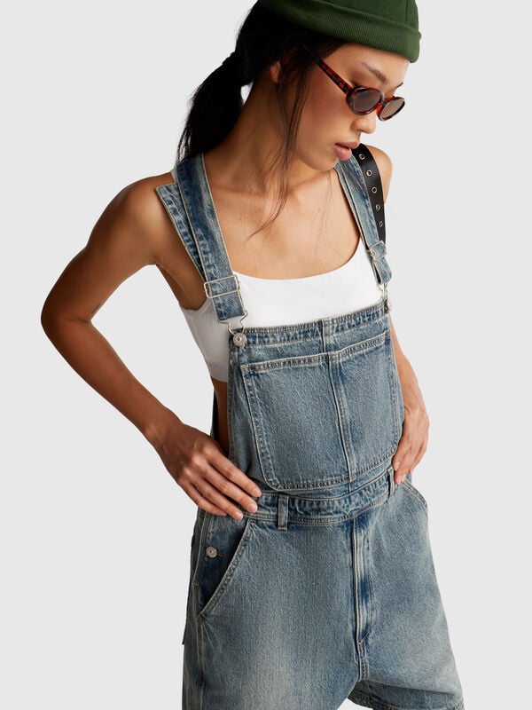 Salopette di jeans Donna