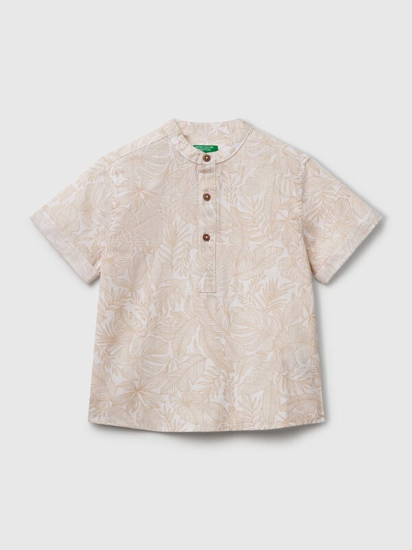 Chemise imprimé tropical Garçon