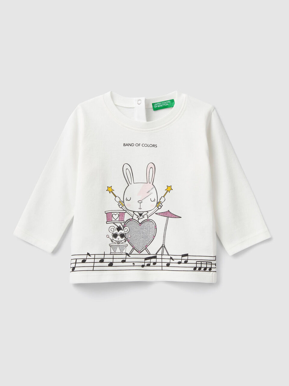 T-shirt avec imprimés pailletés image number 1