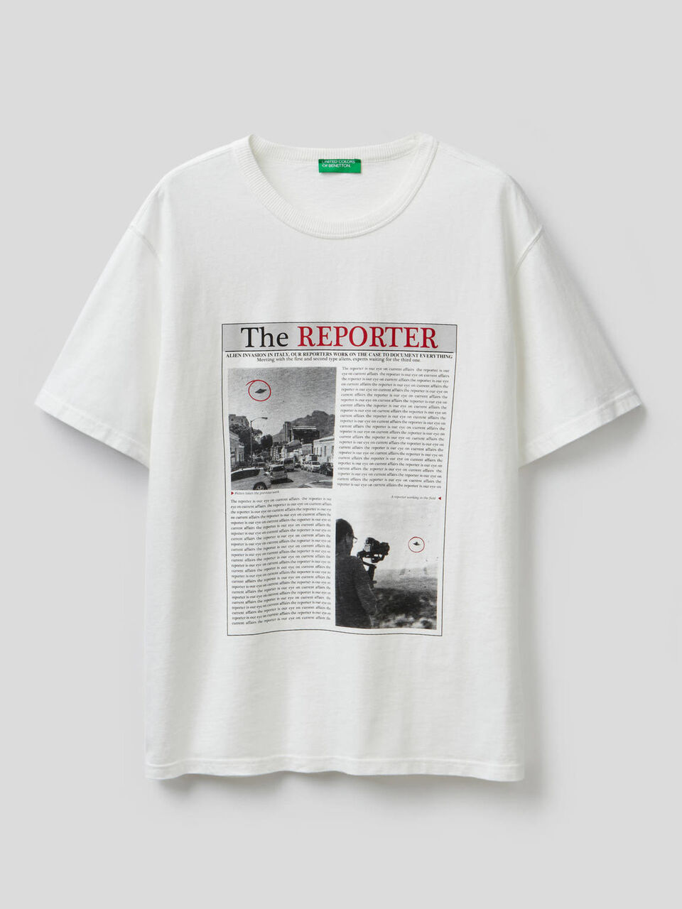 T-shirt con stampa fotografica image number 1